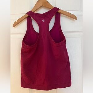 Lululemon Swiftly Tech Racerback Tank • Size 2 • Pomegranate